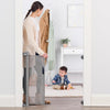 Regalo Fabric Retractable Baby Gate – Stylish, Space-Saving, Extra-Wide Mesh Gate for Doors & Stairs, Secure & Adjustable Safety Barrier for Infants & Pets