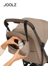 Compact Baby Stroller Organiser | Easy to Attach | Extra Storage for Diapers, Bottles, Toys | Secure Zipper Closure | Compatible with Joolz GEO/AER/HUB/Day |  30 x 10 x 15 cm Sandy Taupe - Sandy Taupe
