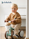 Quadi Racer Breeze Blue Kids 4-Wheel Ride-On Toddler Car | Storage Basket | Steering Limiter | Silent Wheels | 1-3 years