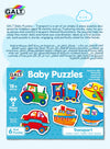 Baby Puzzle - Transport | 6-Piece Toddler Puzzle Set | Chunky 2-Piece Puzzles | 18+ Months | Fun Transport-Themed Puzzle | Promotes Problem-Solving Skills | 23 x 5.2 x 17cm
