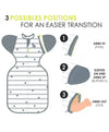 Sleëp - 3-in-1 Evolutive Swaddle with Removable Sleeves (Large)