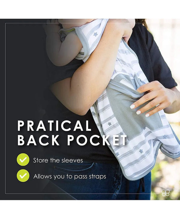 Sleëp - 3-in-1 Evolutive Swaddle with Removable Sleeves (Small)