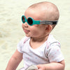 bblüv SÖLAR MINI Baby Sunglasses (Lime) – Polarized, UV Protection, Flexible & Adjustable Strap – Durable, Safe & Comfortable Shades for Infants & Newborns