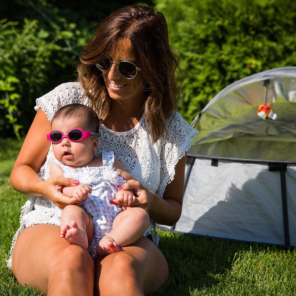bblüv SÖLAR MINI Baby Sunglasses (Lime) – Polarized, UV Protection, Flexible & Adjustable Strap – Durable, Safe & Comfortable Shades for Infants & Newborns