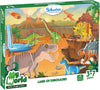 My World Land of Dinosaurs STEM Building Playset | Build Imagine and Pretend Play Dinosaur Kit for Kids | Creative Educational Construction Toy | 3-7 Years