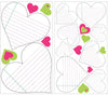 Heart Notepad Peel and Stick Dry Erase Wall Decals | Removable Writable Reusable Surface | Easy Apply Damage-Free Decor for Home Office Kids Room