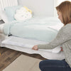 Regalo HideAway Extra Long Bed Rail – Swing Down Safety Guard, Invisible Storage, Sturdy Metal Frame, Breathable Mesh, No-Tool Setup, Fits Twin to Queen Beds