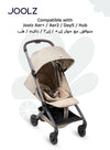 Newborn Insert for Aer+ / Aer2 / Day5 / Hub Strollers | Cosy Infant Seat Cushion | Easy Fold with Buggy | Lightweight Travel-Friendly Baby Support | 70 x 30 x 8 cm - Sandy Taupe