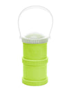 Recycled Plastic Snack Stack With Travel Lid - Lime Green