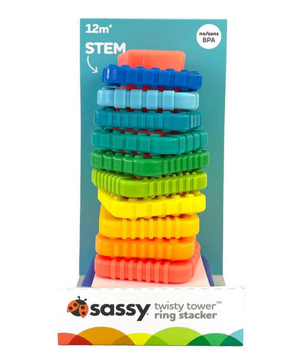 Sassy Twisty Tower Ring Stacker