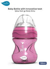 Anti-Colic Baby Bottle - Materno Feel | Ultra-Soft Teat | Ergonomic Design | BPA-Free | Prevents Colic & Ear Infections | 150ml | Easy to Clean - Purple