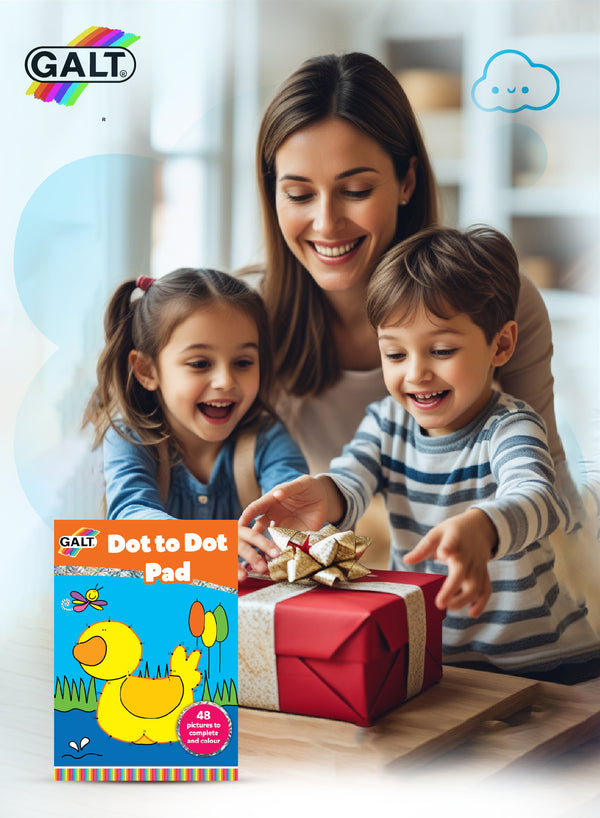 Dot to Dot Activity Pad for Kids | 48 Fun Picture Challenges to Complete & Color | Educational Art Craft Book | 30.48 x 20.32 x 0.50 cm