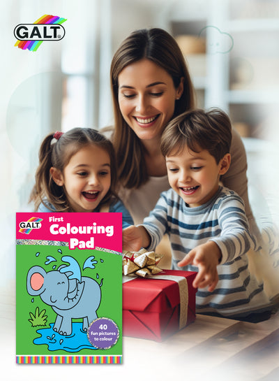 First Colouring Pad for Kids | 40 Fun Pictures | Creative Play | 3 Years & Up | 20.32 x 15.24 cm | Engaging Activity for Toddlers and Preschoolers