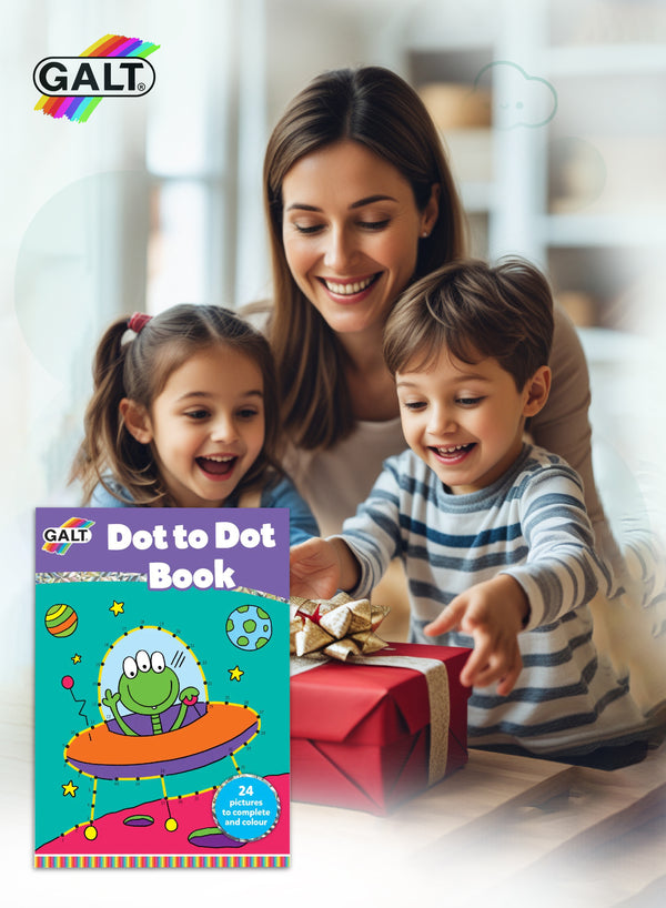 Dot to Dot Activity Pad | 48 Fun Pages for Kids | Ages 5+ | Enhances Hand-Eye Coordination | Perfect for Travel & Waiting Time | 30.48 x 20.32 x 0.50 CM