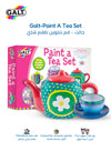 Paint Your Own Tea Set | Miniature Ceramic Craft Kit | Creative DIY Activity | Includes 11 Pieces | 12 Ceramic Paints | For Kids Ages 5+ | Dimensions: 30 x 20 x 8 CM