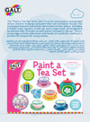 Paint Your Own Tea Set | Miniature Ceramic Craft Kit | Creative DIY Activity | Includes 11 Pieces | 12 Ceramic Paints | For Kids Ages 5+ | Dimensions: 30 x 20 x 8 CM