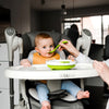 bblüv - Platö - Warming Plate - 3 Compartment Non-Toxic, BPA Free with Suction Base for Baby Toddler - Lime