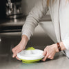 bblüv - Platö - Warming Plate - 3 Compartment Non-Toxic, BPA Free with Suction Base for Baby Toddler - Lime