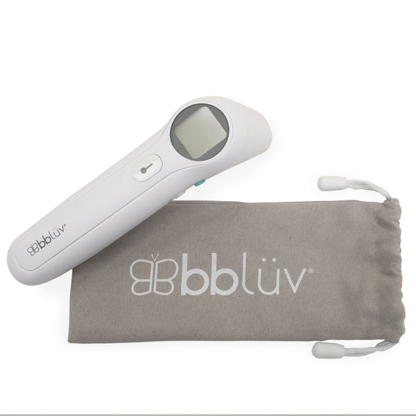 Bblüv ORA 5-in-1 Baby Thermometer – Fast & Accurate Ear, Forehead, Room, Liquid & Object Temperature Reader with Digital Display & Memory Function