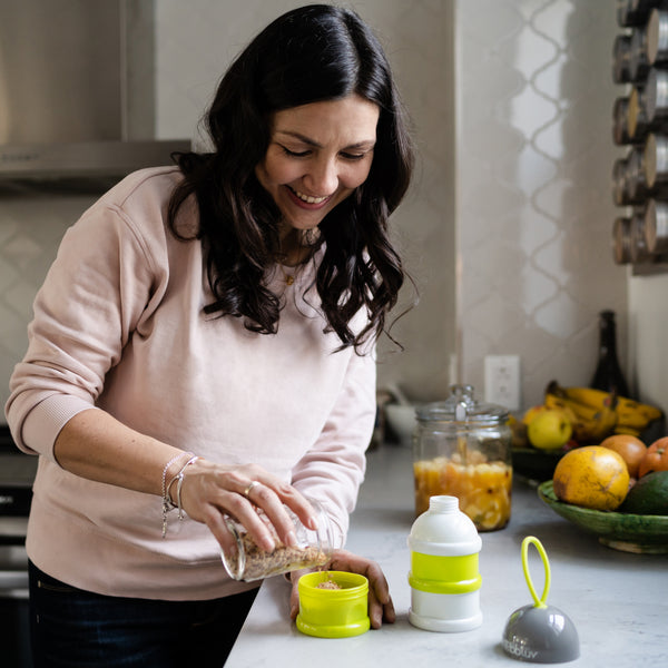 bblüv - Döse - Formula & Food Multipurpose Stackable Container - Lime