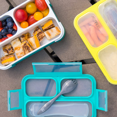 Bblüv Bento Leakproof Lunchbox – Compact, Eco-Friendly & BPA-Free – Divided Compartments & Utensil Storage for Fresh, Mess-Free Meals on the Go