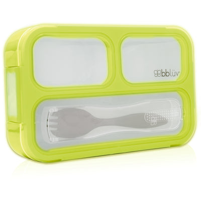 Bblüv Bento Leakproof Lunchbox – Compact, Eco-Friendly & BPA-Free – Divided Compartments & Utensil Storage for Fresh, Mess-Free Meals on the Go
