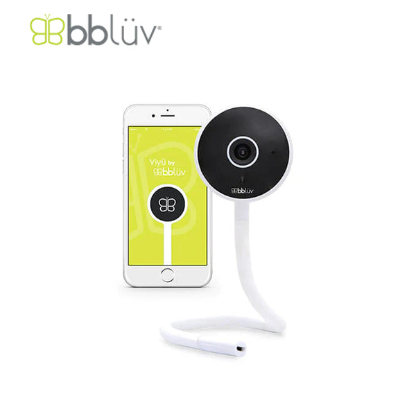 BBluv Viyu Smart Wi-Fi Baby Monitor with HD Camera, Flexible Mount, Two-Way Audio & Motion Detection – Secure Night Vision & Mobile App Connectivity