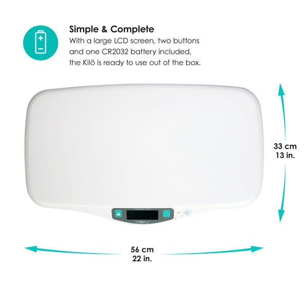 bblüv - Kilö - Smart and Precise Digital Baby Scale for Infants and Toddlers