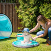 Bblüv SPLÄSH – UV-Protected Pop-Up Baby Beach Tent with Built-in Mini Pool | Portable Sun Shelter for Safe Outdoor Fun | Easy Setup & Travel-Friendly