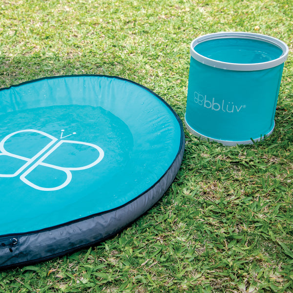 Bblüv SPLÄSH – UV-Protected Pop-Up Baby Beach Tent with Built-in Mini Pool | Portable Sun Shelter for Safe Outdoor Fun | Easy Setup & Travel-Friendly