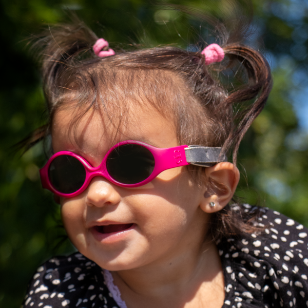 bblüv SÖLAR MINI Baby Sunglasses (Lime) – Polarized, UV Protection, Flexible & Adjustable Strap – Durable, Safe & Comfortable Shades for Infants & Newborns