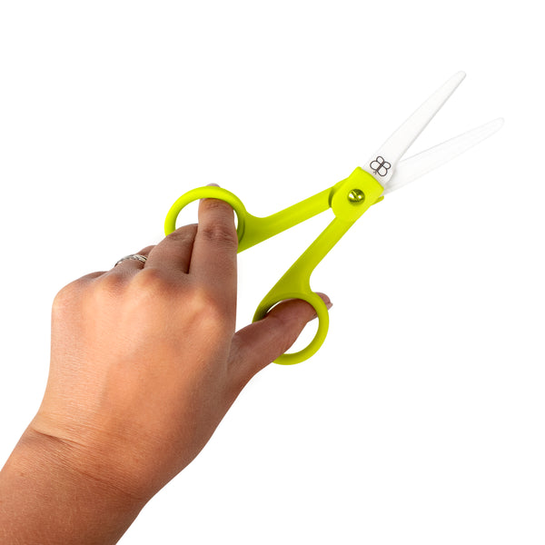 bblüv Küt Baby Food Scissors – Safe Ceramic Blades, Precision Cutting, BPA-Free, Travel-Friendly with Protective Cover – Ideal for Infant & Toddler Meals