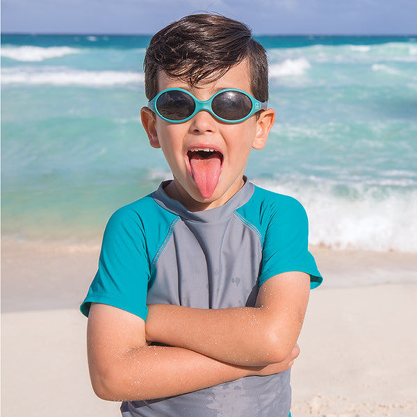 bblüv SÖLAR Kids’ Polarized Sunglasses (Aqua) – UV Protection, Flexible, Reversible & Ultra-Durable Shades for Babies & Toddlers – Safe, Stylish & Comfortable Fit
