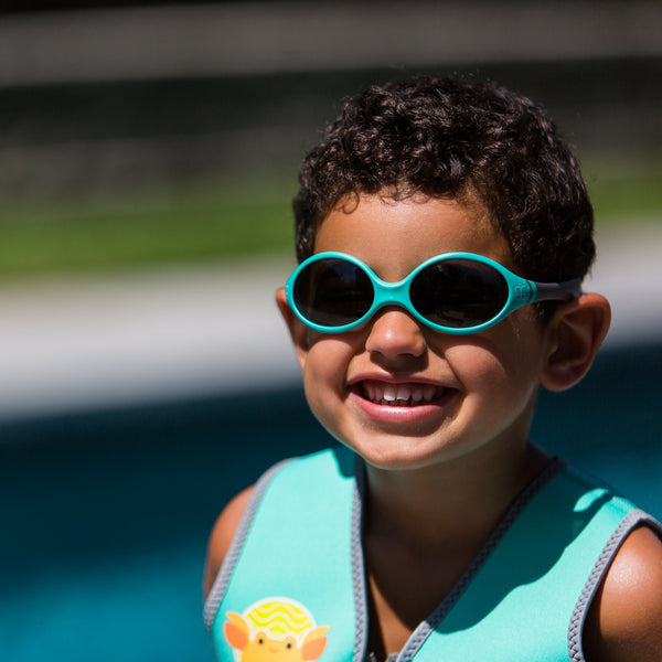 bblüv SÖLAR Kids’ Polarized Sunglasses (Aqua) – UV Protection, Flexible, Reversible & Ultra-Durable Shades for Babies & Toddlers – Safe, Stylish & Comfortable Fit
