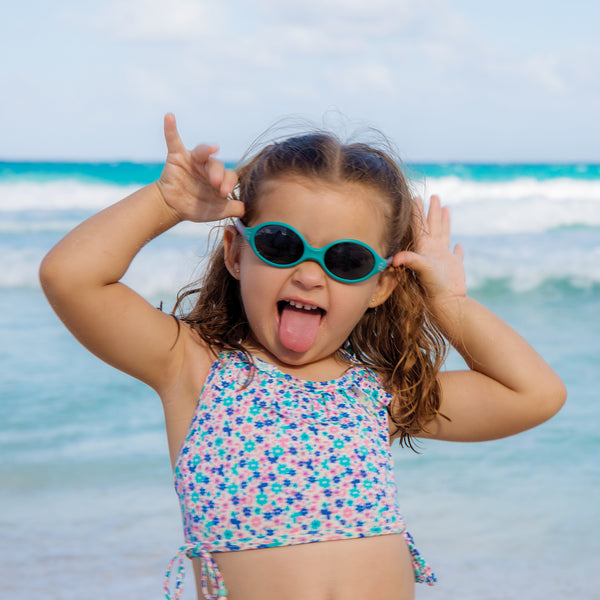 bblüv SÖLAR Kids’ Polarized Sunglasses (Aqua) – UV Protection, Flexible, Reversible & Ultra-Durable Shades for Babies & Toddlers – Safe, Stylish & Comfortable Fit