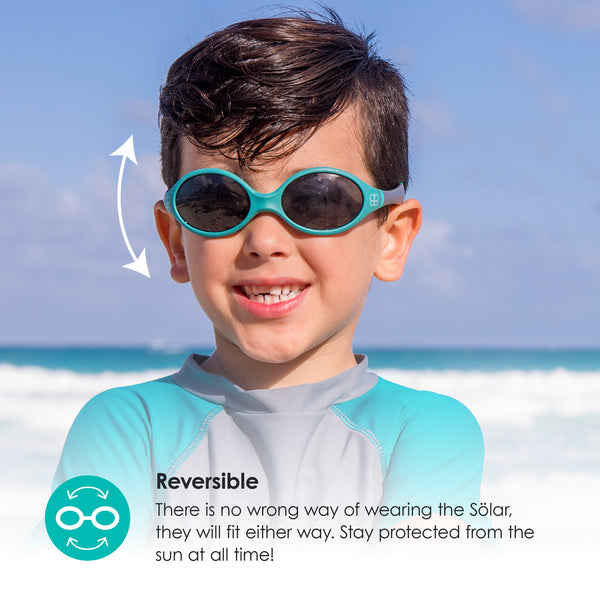 bblüv SÖLAR Kids’ Polarized Sunglasses (Lime) – UV Protection, Flexible, Reversible & Ultra-Durable Shades for Babies & Toddlers – Safe, Stylish & Comfortable Fit