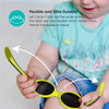 bblüv SÖLAR Kids’ Polarized Sunglasses (Lime) – UV Protection, Flexible, Reversible & Ultra-Durable Shades for Babies & Toddlers – Safe, Stylish & Comfortable Fit