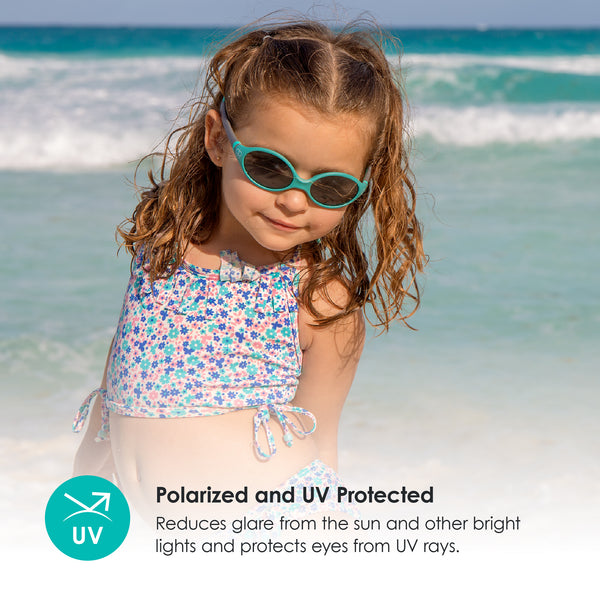 bblüv SÖLAR Kids’ Polarized Sunglasses (Lime) – UV Protection, Flexible, Reversible & Ultra-Durable Shades for Babies & Toddlers – Safe, Stylish & Comfortable Fit