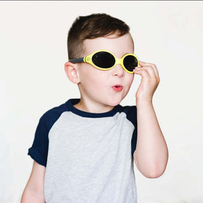 bblüv SÖLAR Kids’ Polarized Sunglasses (Lime) – UV Protection, Flexible, Reversible & Ultra-Durable Shades for Babies & Toddlers – Safe, Stylish & Comfortable Fit