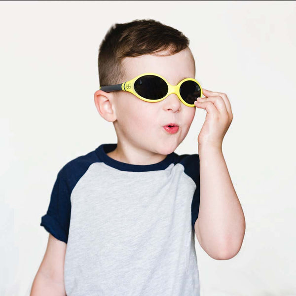 bblüv SÖLAR Kids’ Polarized Sunglasses (Lime) – UV Protection, Flexible, Reversible & Ultra-Durable Shades for Babies & Toddlers – Safe, Stylish & Comfortable Fit
