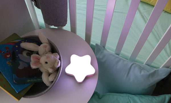 BBluv Stär Portable Music Box & Night Light for Babies | Lullabies, Soft LED Lights & Adjustable Volume | Compact, Rechargeable & Travel-Friendly Sleep Aid for Bedtime Anywhere