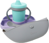 BBLÜV Set (VIOLET) - Ultimate Silicone Feeding Set for Babies & Toddlers | Suction Plate, Spill-Proof Cup, Soft Spoon & Bib | Easy to Clean, Safe & Durable Dining Kit