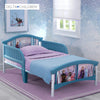 Frozen II Toddler Bed | Plastic Frame with Guardrails | Vibrant Elsa & Anna Graphics | Fits Crib Mattress | 137x74x66.5 CM | Kids Bedroom Furniture