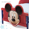 Mickey Mouse 3D Toddler Bed | Red | Fits Crib Mattress | Guardrails for Safety | Kid-Sized | Perfect for Ages 2+ | JPMA Certified | 146 x 72 x 67 CM