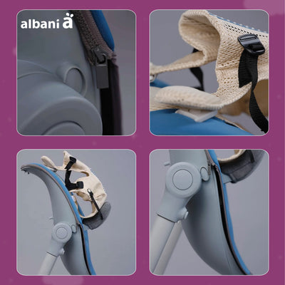 BabyUp Reflux Chair | Shoulder Replicated Angle™ SRA™ | Supports Digestion | Upright Safe Position | Comfortable Infant Seating | 50x40x30 CM | Baby Feeding & Play Chair