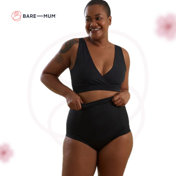 Postpartum Bralette | Reversible Design | Soft & Stretchy | Holds Warm & Cool Inserts | Comfortable & Supportive | Ideal for Breastfeeding & Sore Breasts | Machine Washable