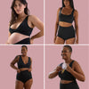 Postpartum Bralette | Reversible Design | Soft & Stretchy | Holds Warm & Cool Inserts | Comfortable & Supportive | Ideal for Breastfeeding & Sore Breasts | Machine Washable
