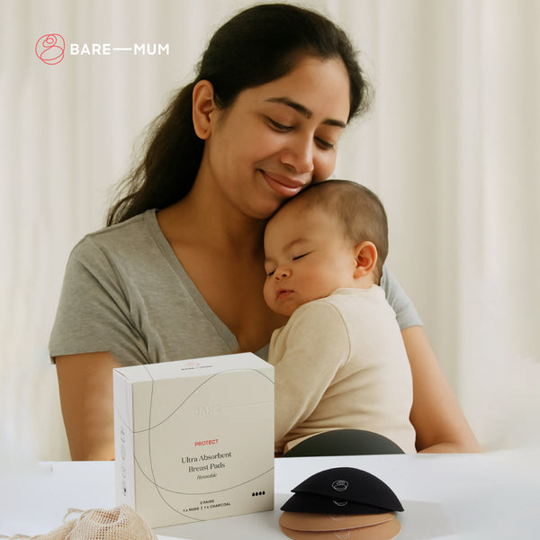 Ultra Absorbent Breast Pads | Reusable | 30ml Capacity | Leak-Proof Protection | Quick-Dry & Antibacterial Layer | Anti-Slip Design | Comfortable & Discreet | 8 Hours Leak Protection