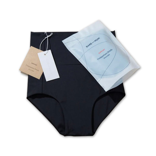 Postpartum Briefs | Reversible | Soft & Supportive | Holds Warm & Cool Insert | Breathable & Comfortable | Designed for C-Section & Perineal Relief | Machine Washable - Medium Size