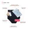 Postpartum Briefs | Reversible | Soft & Supportive | Holds Warm & Cool Insert | Breathable & Comfortable | Designed for C-Section & Perineal Relief | Machine Washable - Medium Size